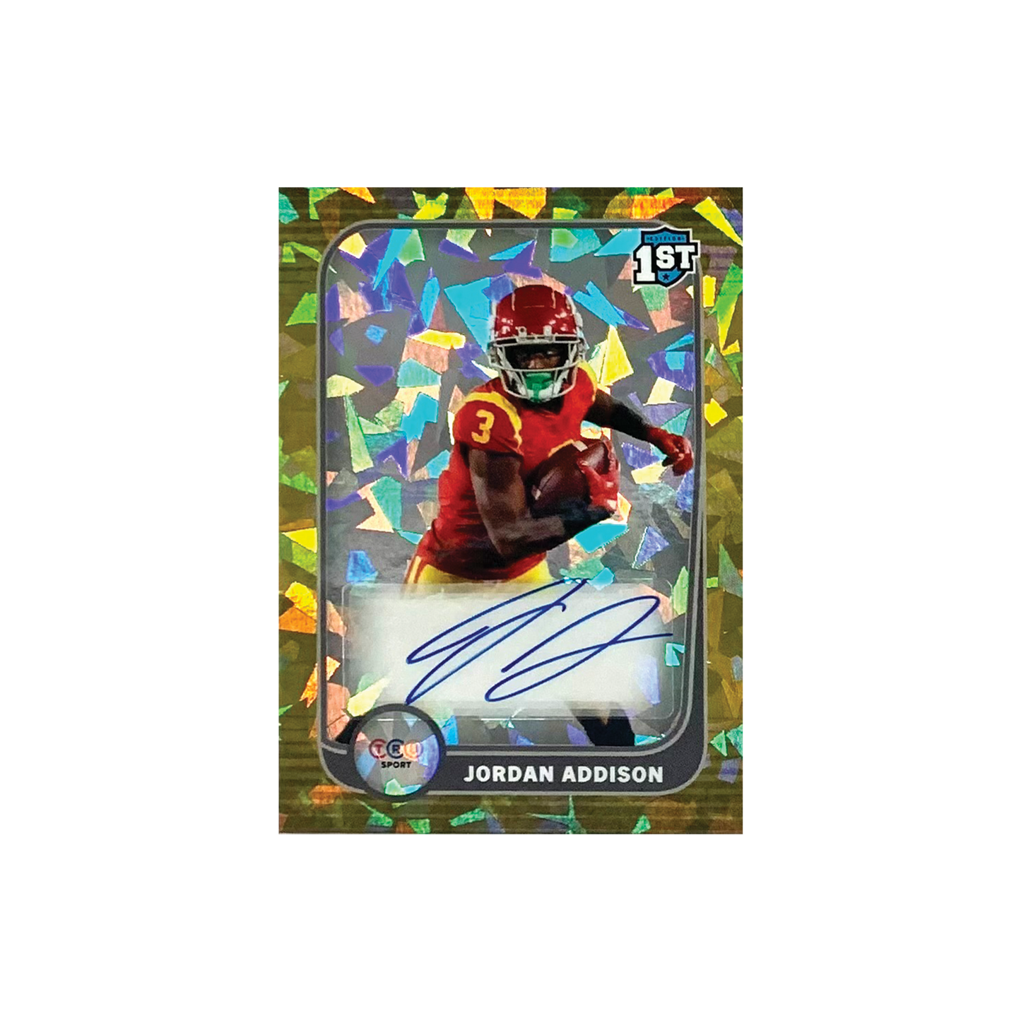 Jordan Addison Autograph - Gold 1/1