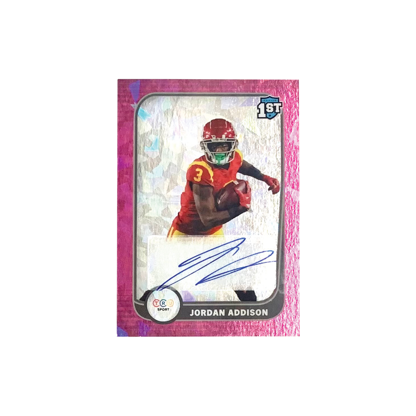 Jordan Addison Autograph - Pink 1/1