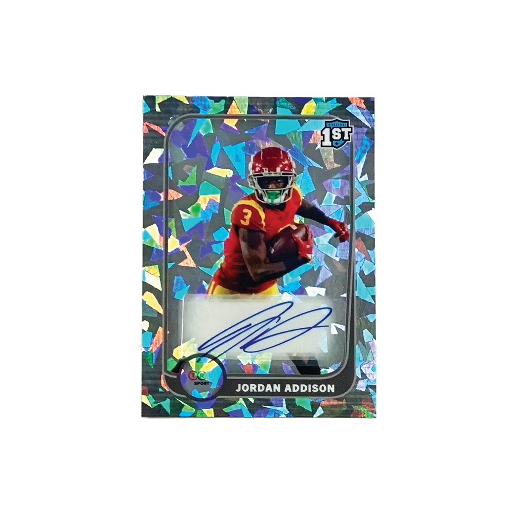 Jordan Addison Autograph - Silver 1/1