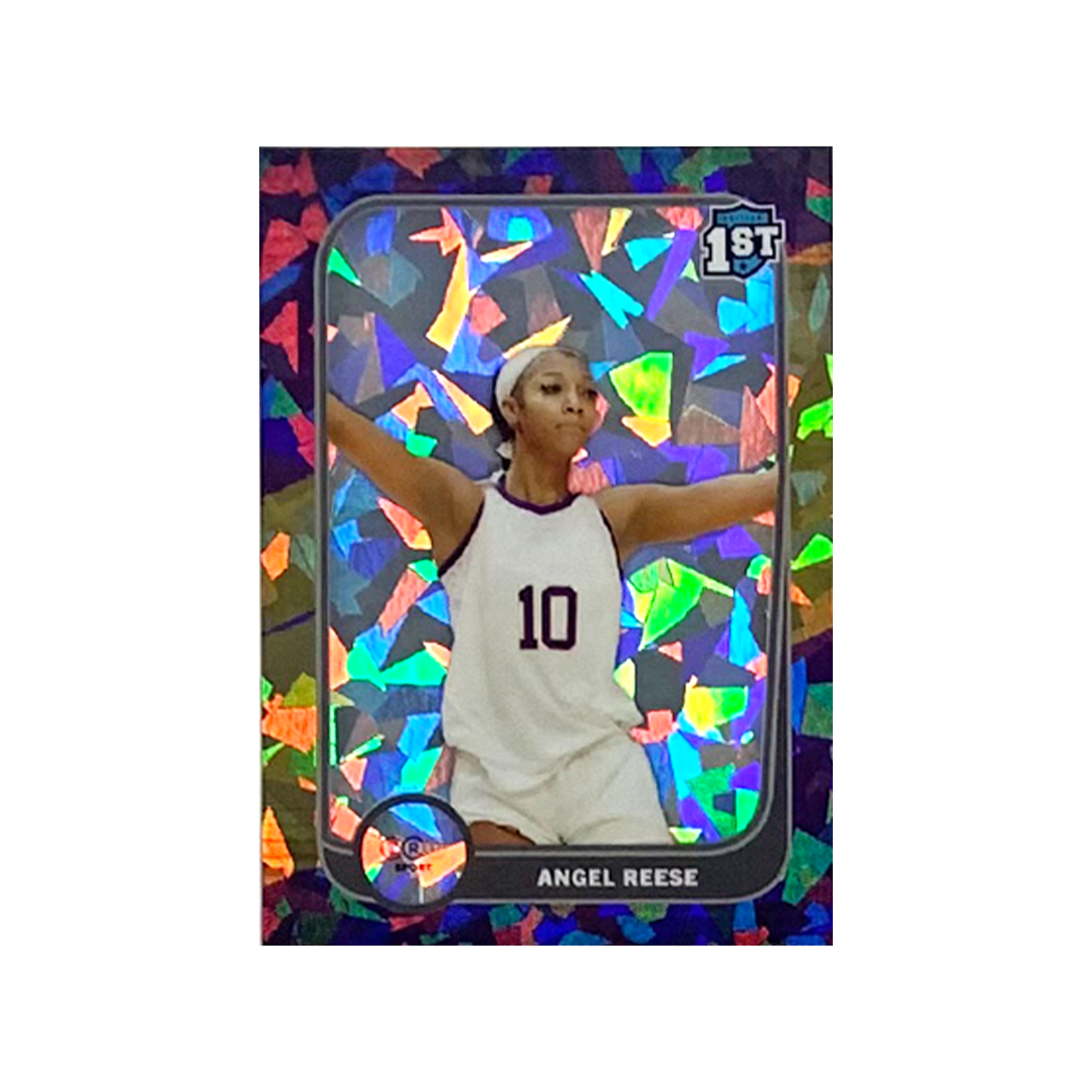 Angel Reese - Purple and Gold 1/1