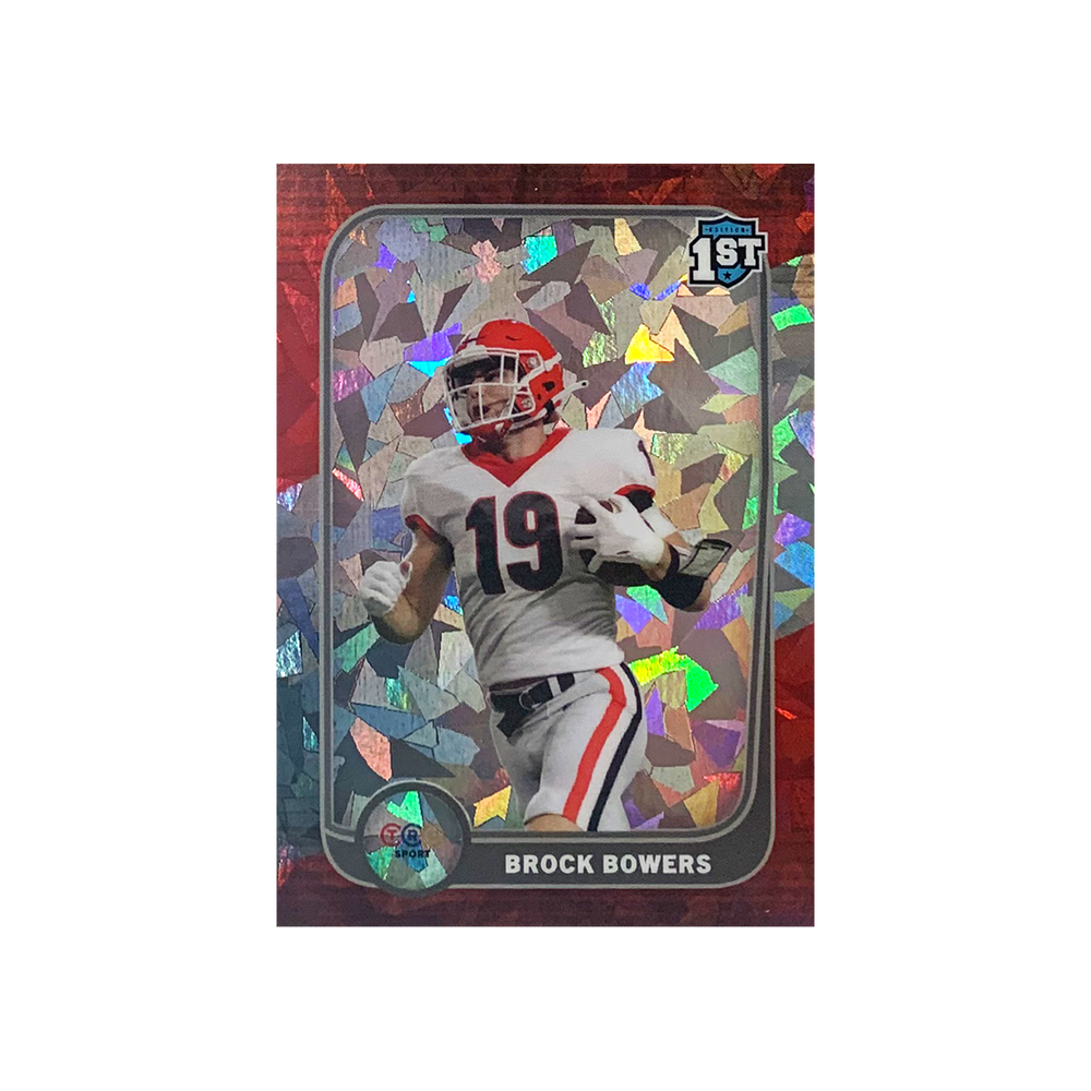 Brock Bowers - Red and White 1/1