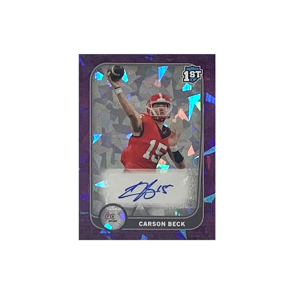 Carson Beck Auto - Purple 1/1