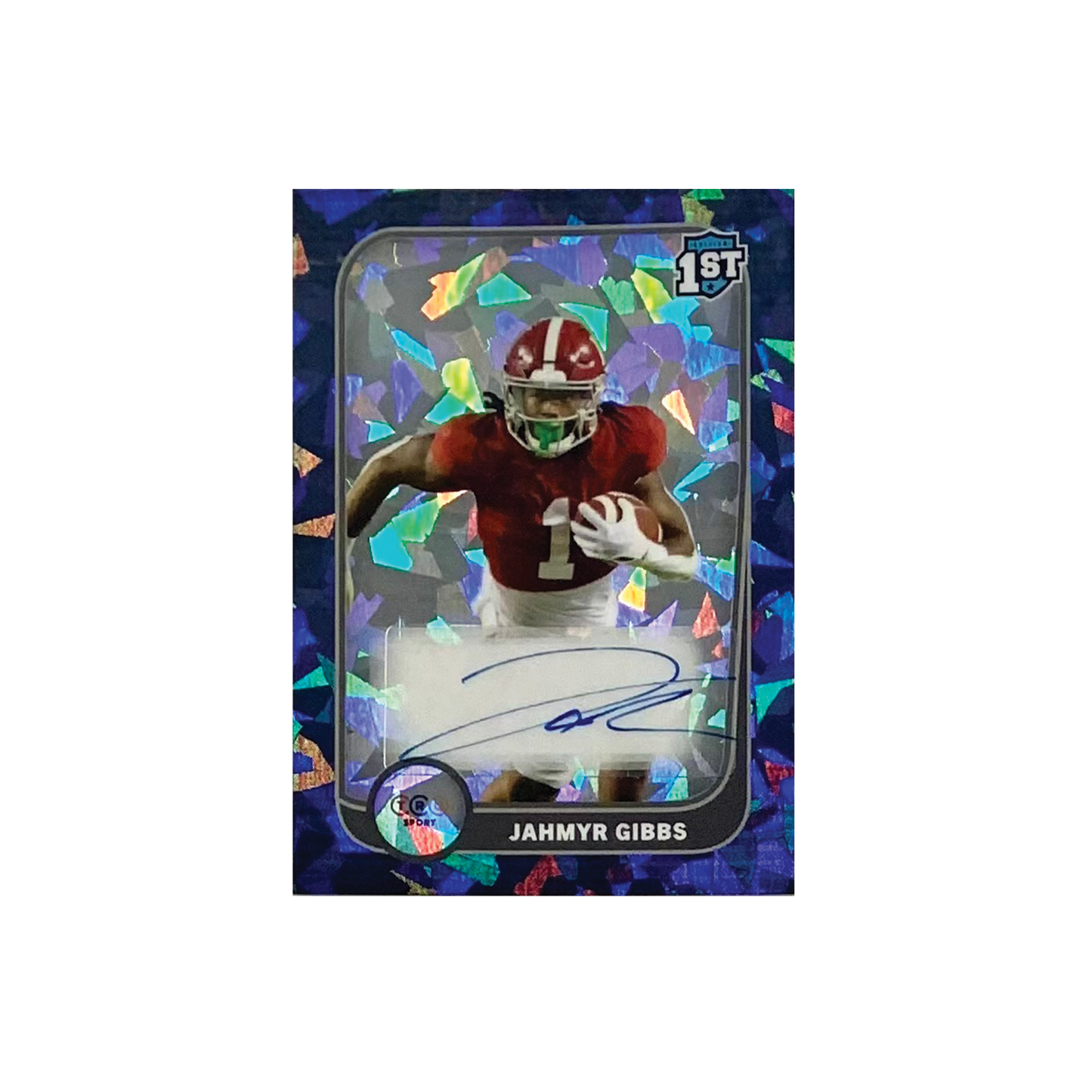 Jahmyr Gibbs Autograph - Blue 1/1