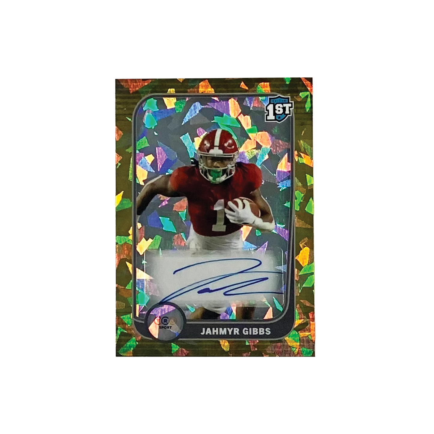 Jahmyr Gibbs Autograph - Gold 1/1