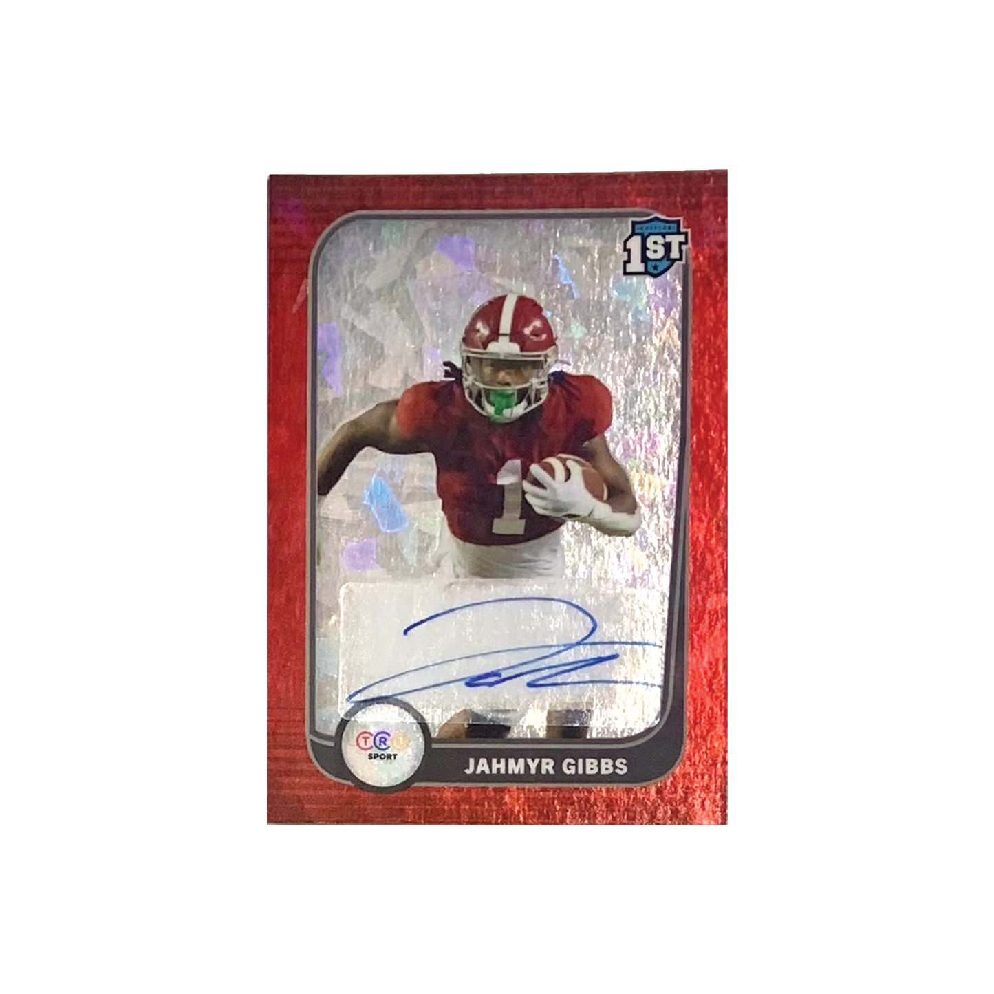Jahmyr Gibbs Autograph - Red 1/1