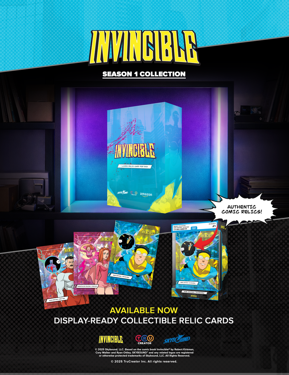 Invincible S1 Blind Box - First Edition Season 1 Jumbo Relic Card