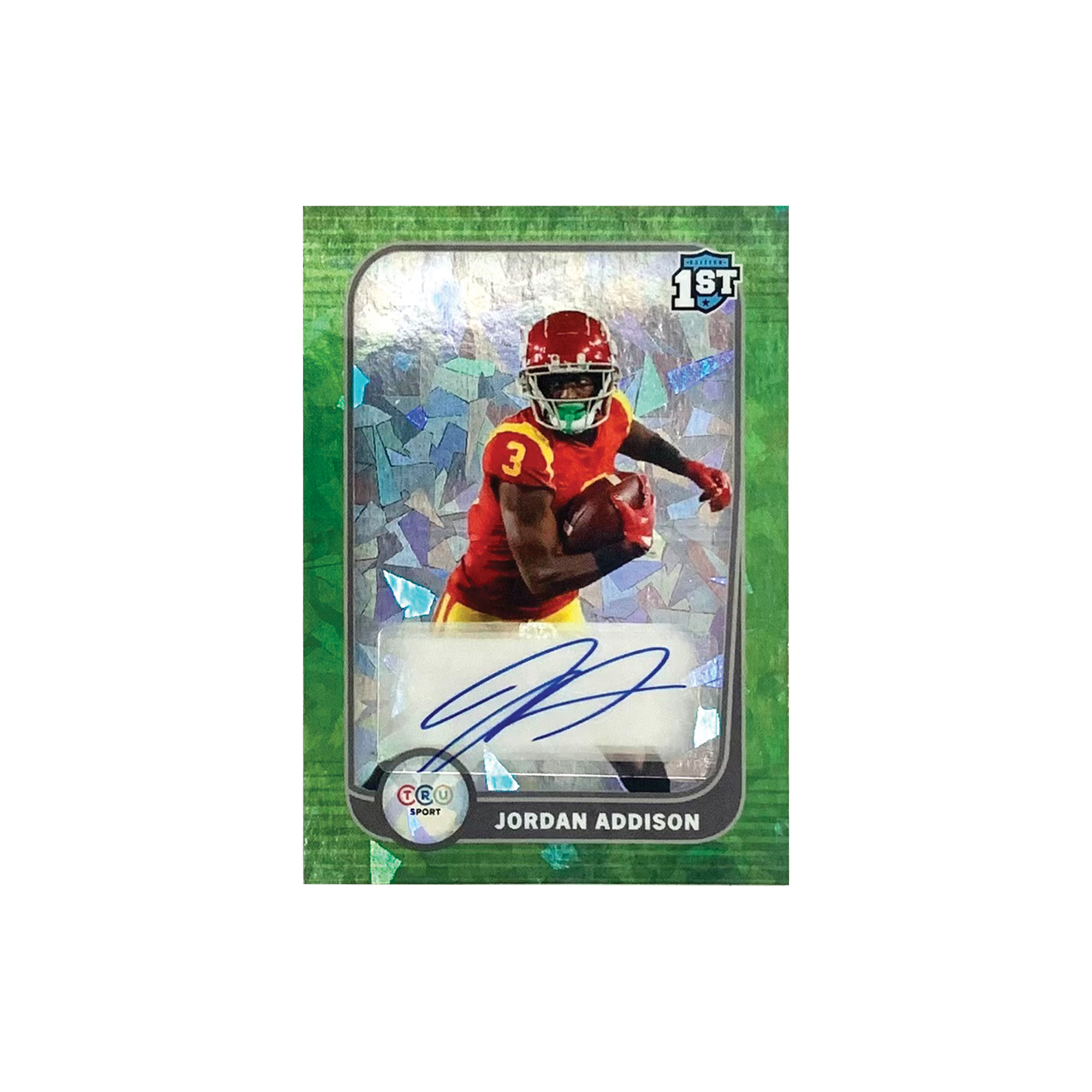 Jordan Addison Autograph - Green 1/1 – TruCreator