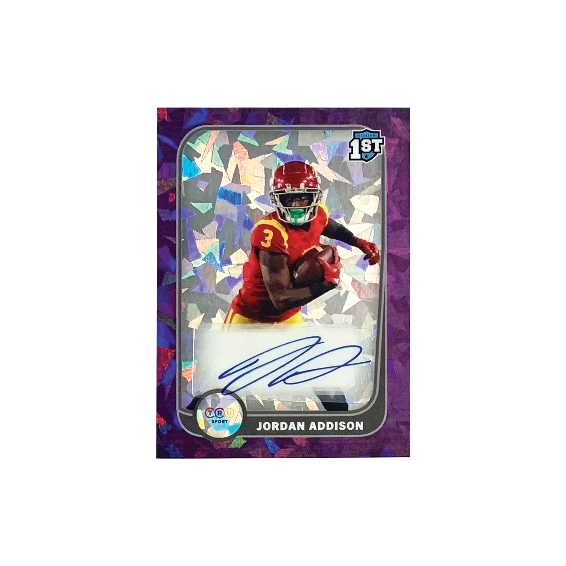 Jordan Addison Autograph - Purple 1/1 – TruCreator