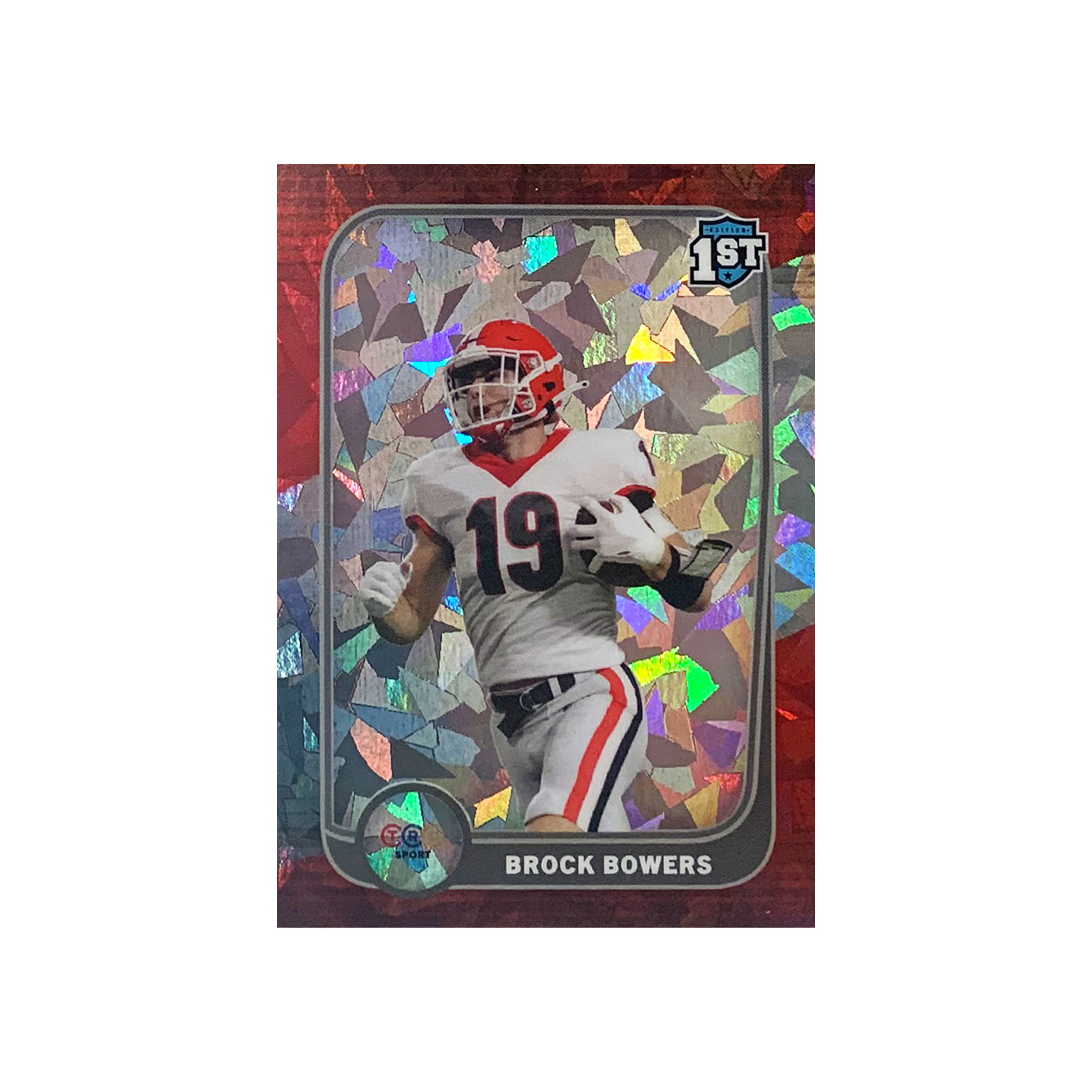 Brock Bowers - Red and White 1/1