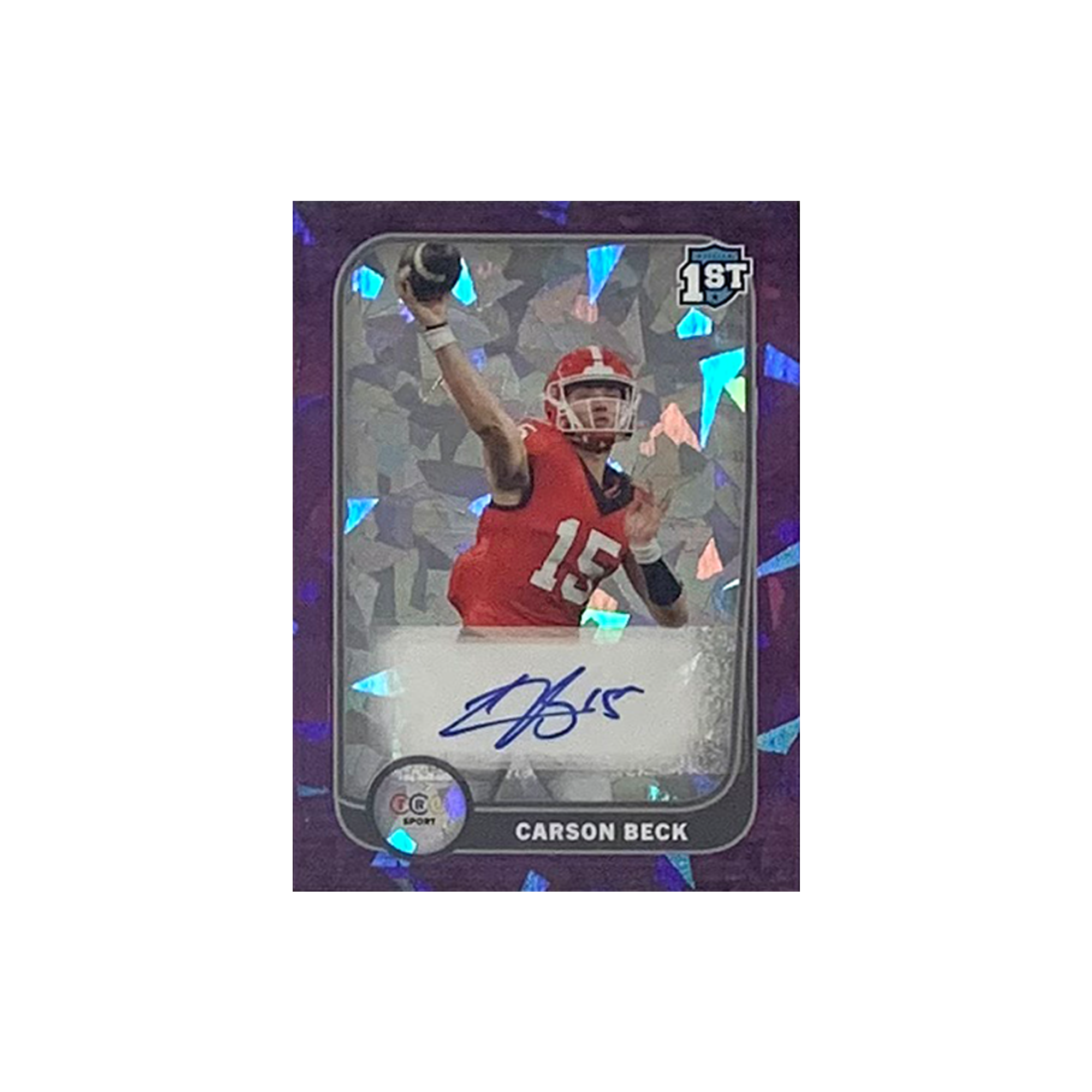 Carson Beck Auto - Purple 1/1 – TruCreator