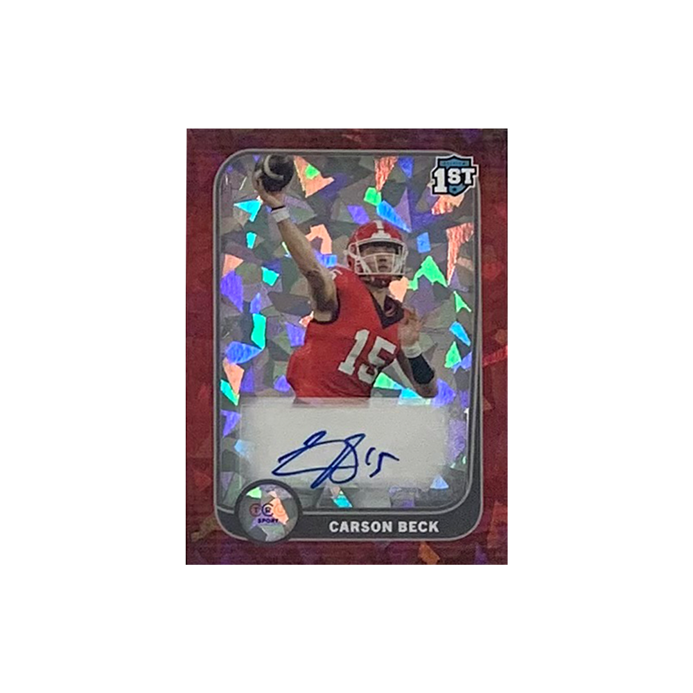 Carson Beck Auto - Red 1/1