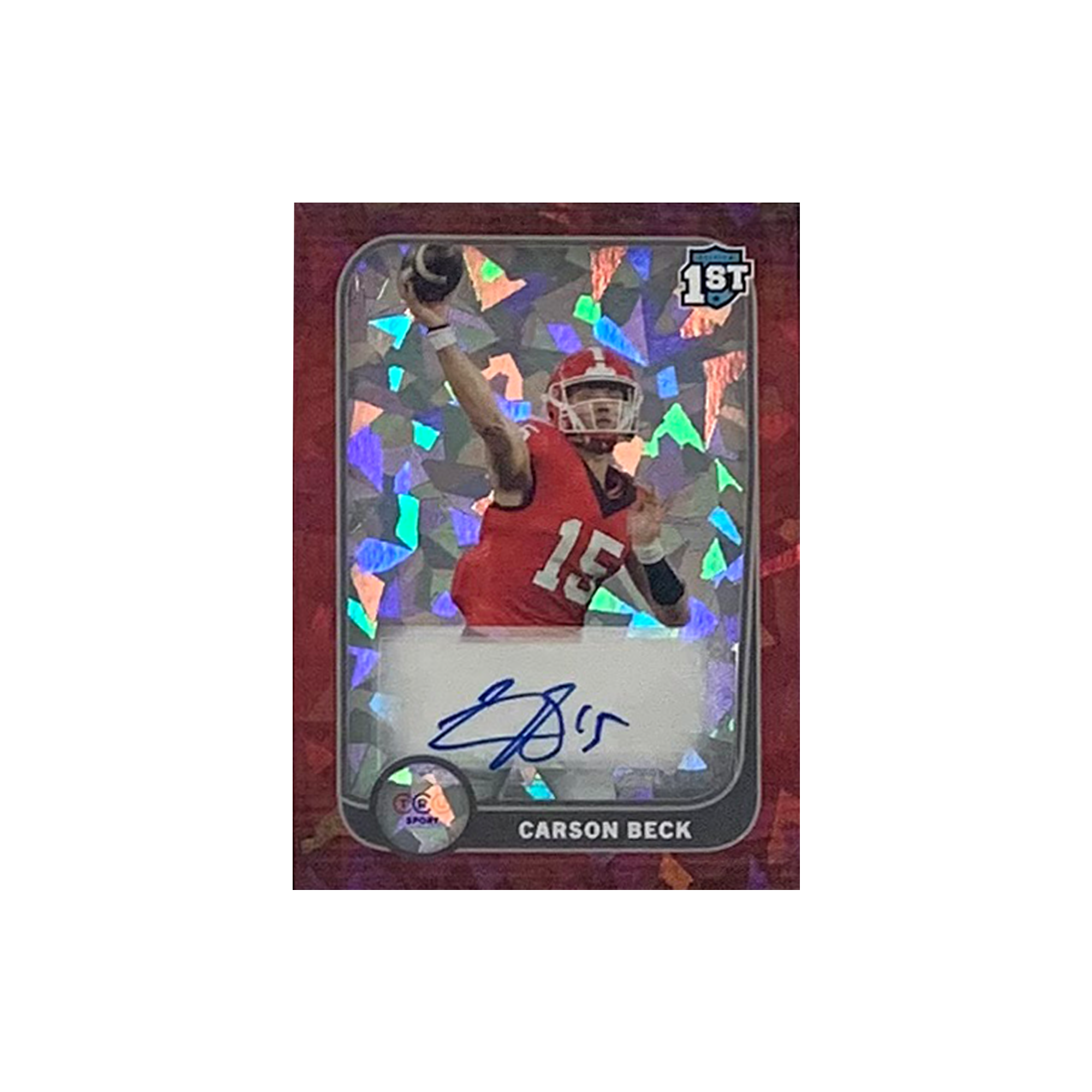 Carson Beck Auto - Red 1/1