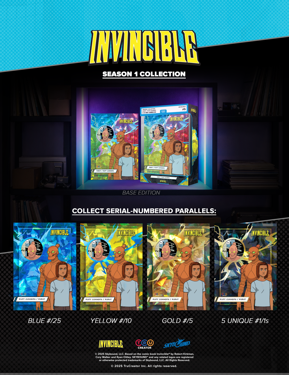 Invincibility Box Invincible S1 Blind Box - First Edition Season 1 Jumbo Relic Card ...